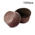 1000PCS 25x20mm Cake Cupcake Liner Baking Muffin Tray Cake Mold Decorating Tools. 