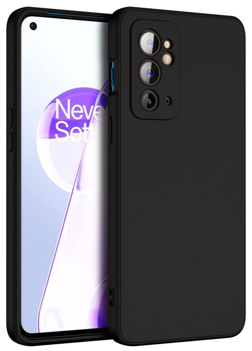 OnePlus%209/9R/9RT/9%20Pro%20Silicone%20Matte%20Flexible%20Soft%20Phone%20Case%20-%20Black%20-%20Phone%20Back%20Cover%20-%20Image%204