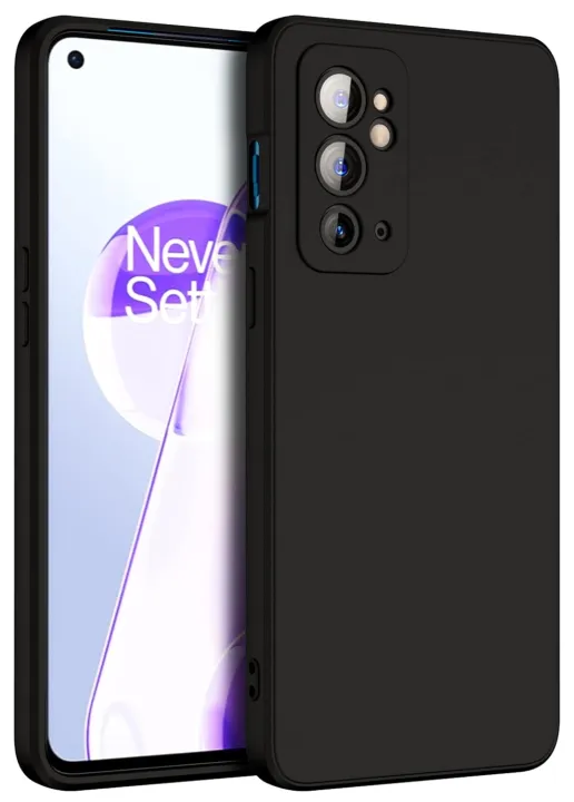 OnePlus%209/9R/9RT/9%20Pro%20Silicone%20Matte%20Flexible%20Soft%20Phone%20Case%20-%20Black%20-%20Phone%20Back%20Cover%20-%20Image%204