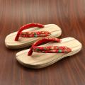 Japanese Style Clogs Men and Women Couple Style Clogs Herringbone Clog Men Summer Non-Slip Wooden ShoescosClogs. 