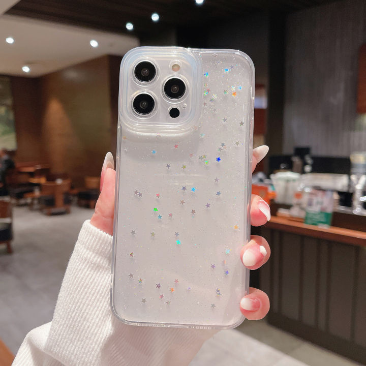 Glitter%20Xiaohongshu%20Transparent%20Applicable%20iPhone15proma%20Phone%20Case%20Apple%2012%20Epoxy%2014Pro%20Goddess%2013/7%20-%20Image%203