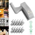 10PCS Cabinet Hinge LED Sensor Light For Wardrobe Cupboard Kitchen Door Closet.