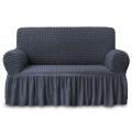2 seater turkey sofa cover ash colour.