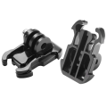 TWEXQNY 2 Set 8-In-1 Kit for , Buckle Clip Basic Mount, Vertical Surface Quick Mounting J-Hook Buckle Mount, for Hero. 