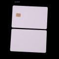 5 Pack White Contact SLE4428 Chip Smart IC Blank PVC SLE4442 Chip Blank Card Available 10 Years. 