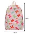 Korean Student School Backpack Floral White School Bags For Teenage Girls Cute Women's backpack brand Book Bag Nylon Rucksack.