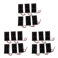 18 Pcs Black Plastic 2 X3.7V 18650 Type Battery Holder Box Case. 