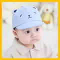 (New) Ummer baby cap with ear oft cotton adjuster baeball cap cartoon bear toddler boy girl un hat. 