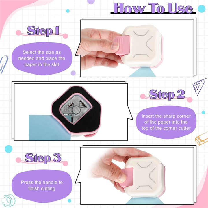 3Pcs%20Corner%20Rounder%20Paper%20Punch%20In%203%20Styles%204/7/10mm%203%20In%201%20Corner%20Cutter%20For%20Paper%20Crafts,%20Card%20Making%20-%20Image%207