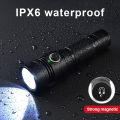 8000lumen Cree xhp50 LED flashlight 18650 mini rechargeable flashlight USB xhp50.2 torch light zoom waterproof and magnet design.