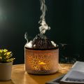 Volcano Fire Flame Air Mini Humidifier Aroma Diffuser Essential Oil with Remote Control Jellyfish for Home Fragrance Mist. 