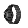 20mm Carbon Fiber Metal Watch Band Wrist Strap For Smartwatch. 