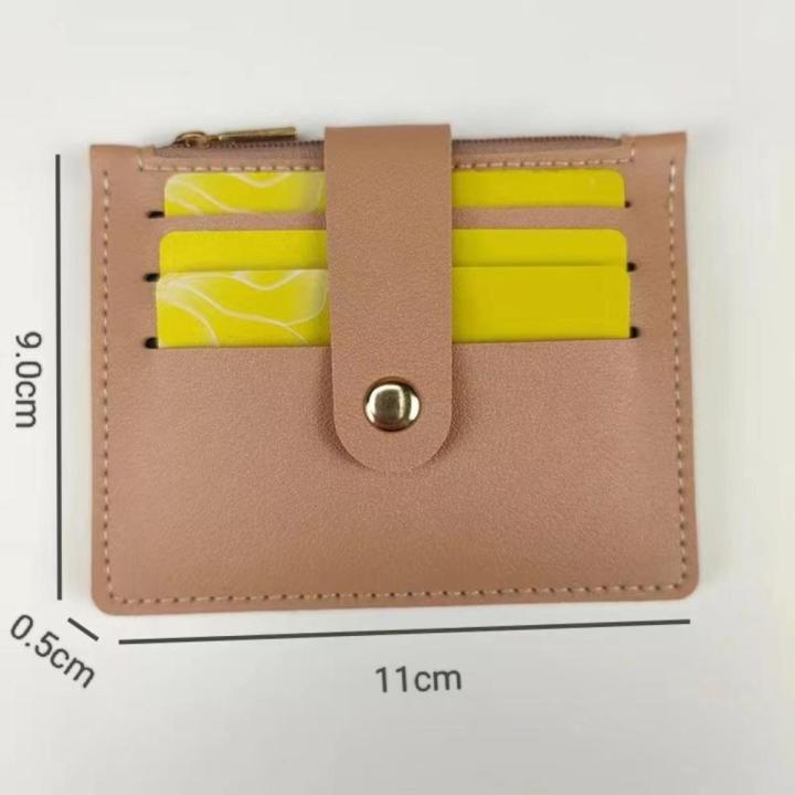 6%20Color%20Card%20Bag%20Compact%2011*9cm%20Pu%20Certificate%20Cover%20Zipper%20And%20Buckle%20Driver'S%20License%20Wallet%20for%20Travel%20Use%20Business%20Professionals%20Gift%20Easy%20To%20Carry%20-%20Image%203