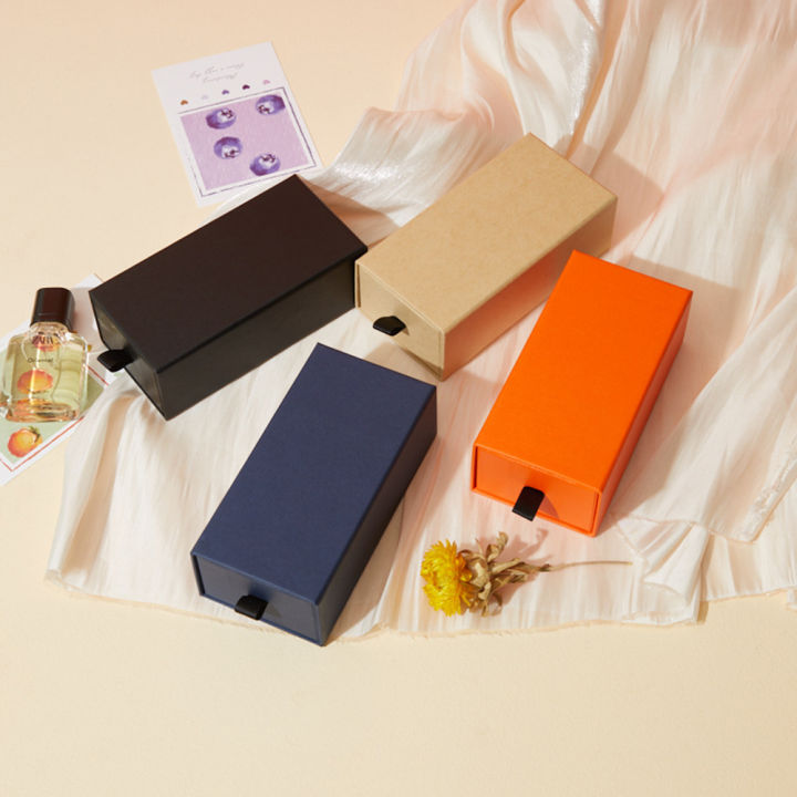 Pull-Out Glasses Box Jewelry Box Necklace Pendant Bracelet Packaging Craft Paper Drawer Box For Gift Packaging Box