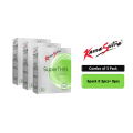 KamaSutra SuperThin Condoms Combo of 3 Packs (9 Pcs).