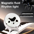Magnetic Liquid Desktop Lamp Sound Sensitive Dancing Magnet Liquid Toy Ferrofluid Decorative Light Desktop Speakers Companion. 