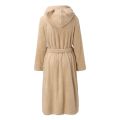 Winter Warm Casual Robes Woman Ear Hooded Bathrobe Plush Robe V Neck Long Sleeve Shawl Kimono Warm Bath Robes Female Warm Coat. 