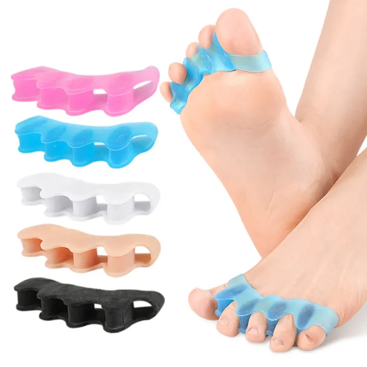 2Pairs%20Hammer%20Toe%20Separators%20Silicone%20Gel%20Thumb%20Valgus%20Corrector%20Splitter%20Protector%20Straighten%20Bunion%20Adjuster%20Foot%20Pain%20Relief%20-%20Image%203