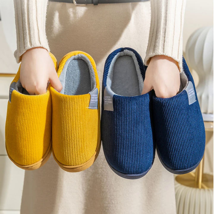 Winter%20Men's%20Shoes%20Household%20Cotton%20Slippers%20Men%20Indoor%20Warm%20Plush%20Footwear%20Non-Slip%20Platform%20Slippers%20Couple%20Women%20Home%20Shoes%20-%20Image%203