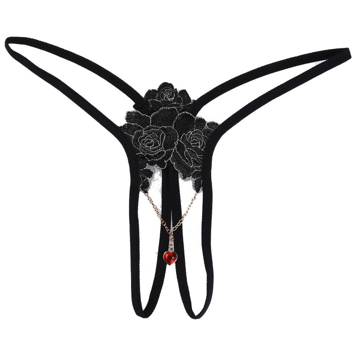 Mens%20Lingerie%20Crotchless%20T-back%20Underwear%20Rhinestone%20Metal%20Chain%20Pendant%20Embroidered%20Thongs%20Low%20Waist%20Sissy%20Briefs%20Underpants%20-%20Image%205