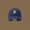 Men and Woman's Baseball Caps кепка женская Adjustable Casual Embroidered Letter R Cotton Sun Hats Unisex Solid Color Visor Hat.