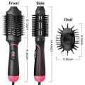 One Step Hair Dryer Volumizer Hair Styler Negative Ion Hot Air Brush 5 in 1 Curling Iron Straight Electric Blowdryer Wind Roller.