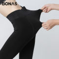 Bonnas Autumn Winter Leggings Velvet Thickened Footstockings Pantyhose Women's Bare-legged Artifact Women's Leggings. 