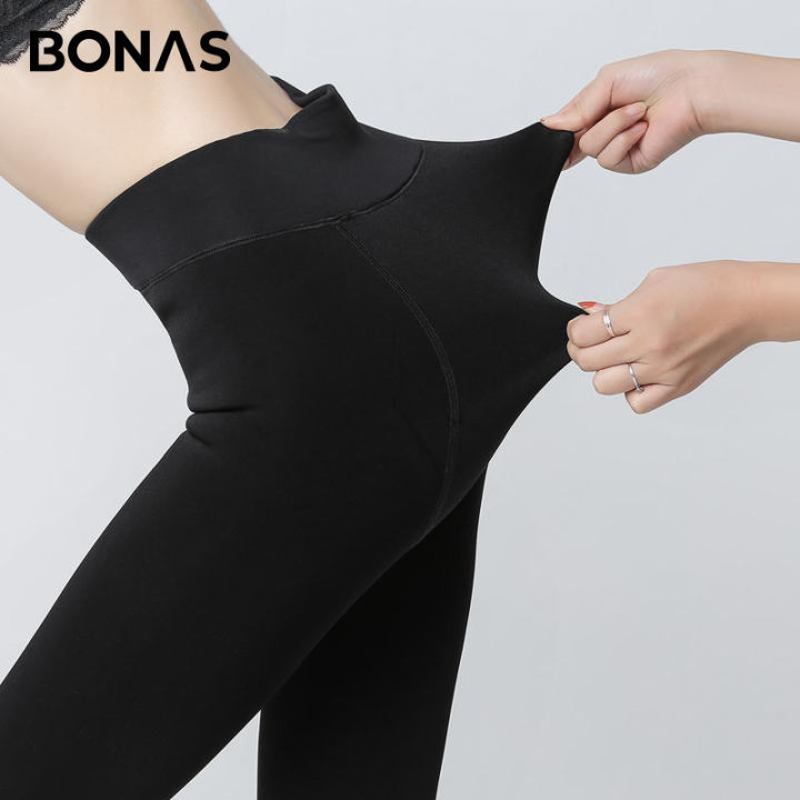 Bonnas%20Autumn%20Winter%20Leggings%20Velvet%20Thickened%20Footstockings%20Pantyhose%20Women's%20Bare-legged%20Artifact%20Women's%20Leggings%20-%20Image%202