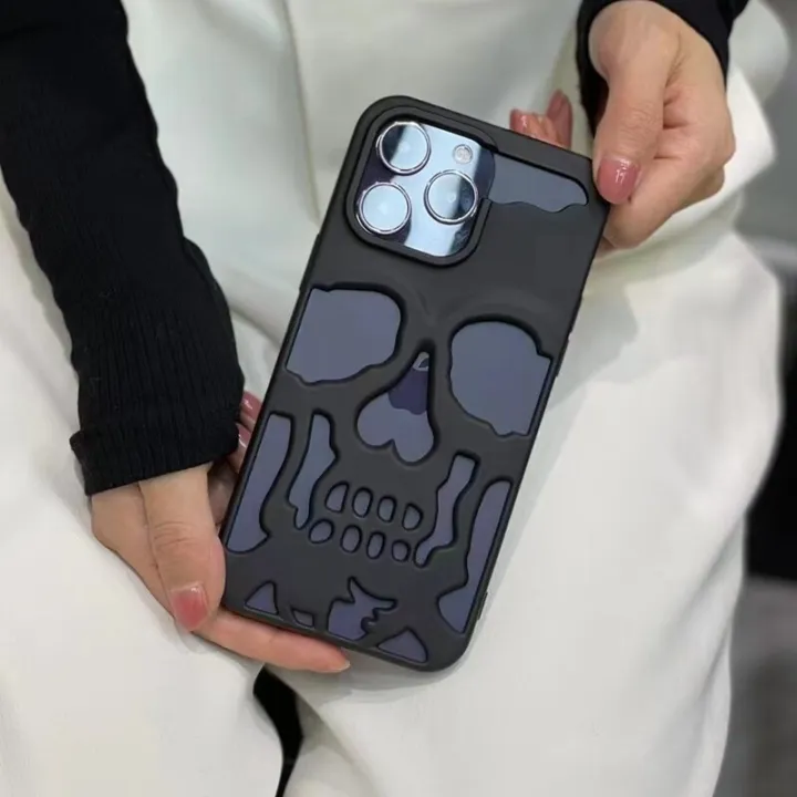 HOCE%20Cool%20Skeleton%20Phone%20Cases%20for%20iPhone%2017%2016%2015%2014%2013%2012%2011%20Pro%20Max%2014%2015%2016%20Plus%2011%20Case%20Luxury%20Plating%20Halloween%20Skull%20Cover%20-%20Image%207