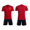 2022 World Cup Spain national team home and away jersey edro football form print. 