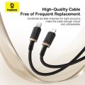 Baseus USB C Cable for iP 12 13 20W PD (2M) Fast Charge USB C to Lighting. 