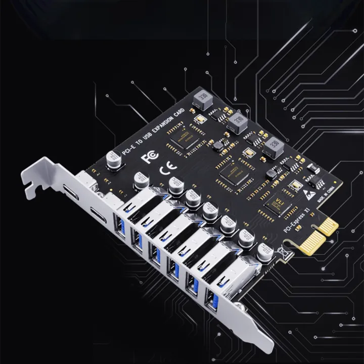 PCIE%20To%20USB%20Controller%20Card-1%20*%20PCIE%20Adapter%20Card-black%20-%20Image%205