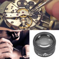 Portable Lightweight 30x40 HD Magnifying Glass K9 Optical Lens Jewelry Appraisal Monocle Magnifier Loupe for Coin Watch Repair.