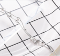 Fashionable Star Silver Alloy Anklets for Girls Simple Stylish - Anklet for Women New Collection/ Payel Nupur Gift for Women.