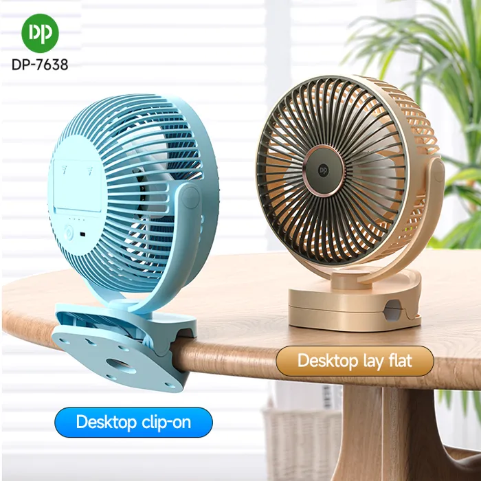 DP-7638%20AC/DC%20Rechargeable%204000mAh%20Battery%20360%C2%B0%20Adjustable%20Desk%20/%20Clip%20Fan%20With%20Night%20Lighting%20Function%20-%20Image%203