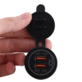 12V 36W Quick Charge 3.0 Dual USB Car Charger Orange. 