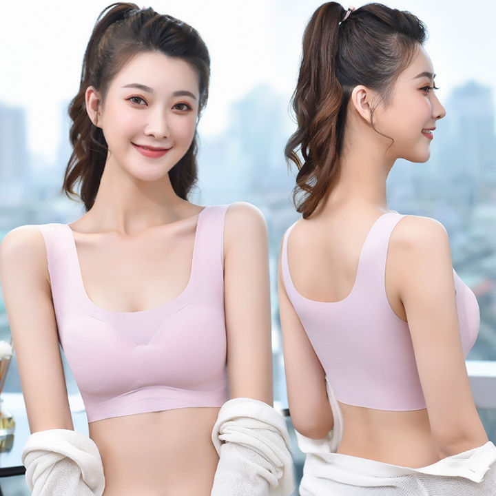 Japan%20Shangpin%20Anxin%20Generation%20Underwear%20Female%20Wrap%20Chest%20Beauty%20Back%20Ice%20Silk%20Bra%20Girl%20Yoga%20Sports%20Vest%20-%20Image%202