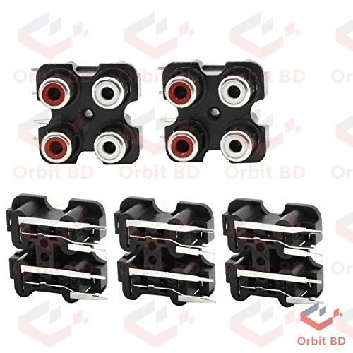 2Pcs-%204%20Positions%20Female%20Stereo%20Audio%20Video%20Socket%204%20Positions%20AV%20RCA%20Socket%20Connector%20PCB%20Panel%20Mount%20Adapter%20For%20Audio%20Video%20TV%20DVD%20Computer%20Speaker%20Cables%20DIY%20-%20Image%202