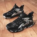 Poison James Basketball Shoes Friction Sound Non-Slip Wear-Resistant and Lightweight Breathable High-Top Men's Junior Mandarin Duck Sneakers. 