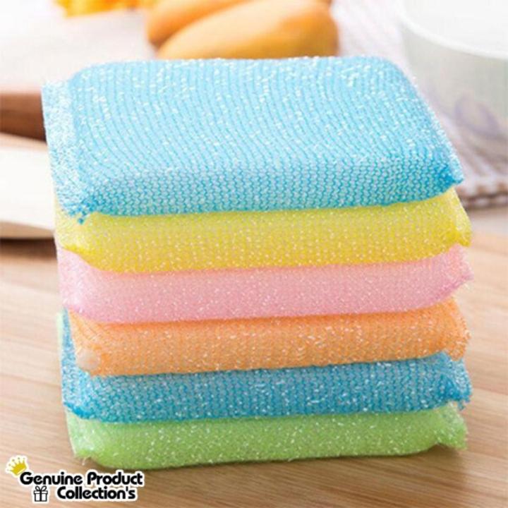 Premium Quality (4 Pcs) Dish Wash Foam Scrubber Pad / Foam Pad / Dish Wash Pad