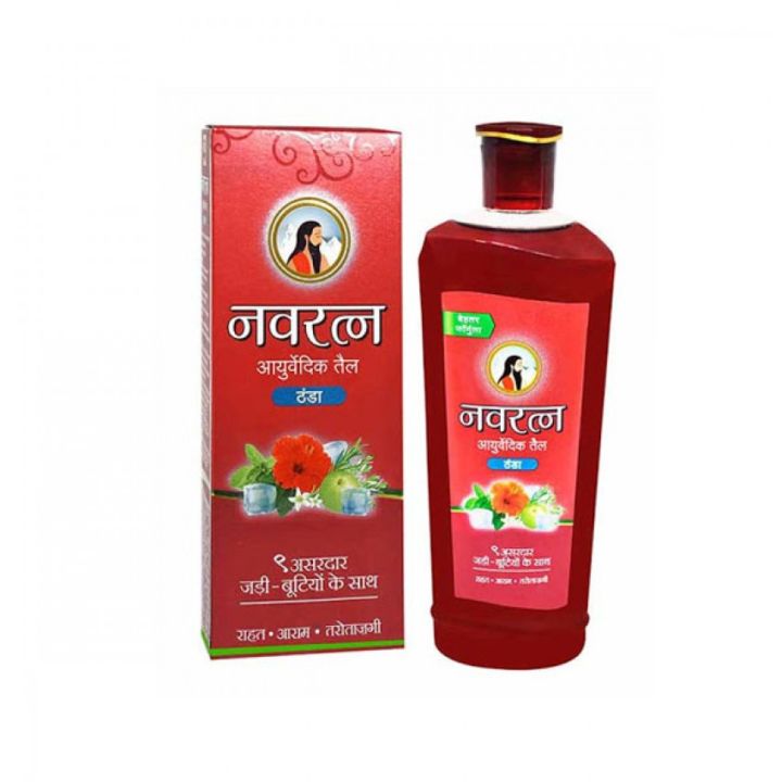 Navratna Ayurvedic Cool Hair Oil, 90 ml