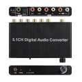 5.1CH DAC Converter Audio Decoder Digital Optical Coaxial. 