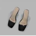 Fashionable Box Balance Heel shoes for Women. 