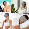 USB Steam Eye Mask Electric Heating Hot Compress Intelligent Heating Sleep Shading 3D Eye Protection. 