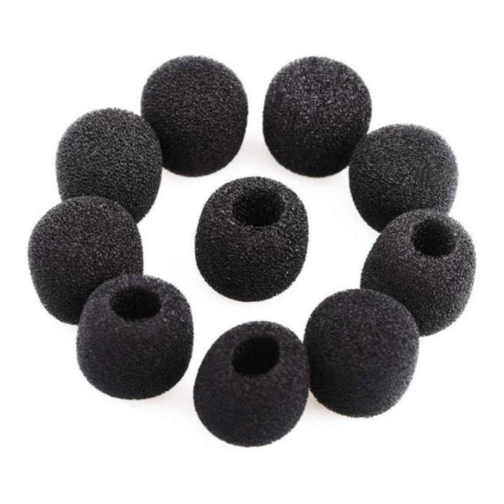 10Pcs%20Mini%20Microphone%20Cover%20Headset%20Replacement%20Foam%20Mic%20Cover%20Windshield%20Demoo%20-%20Image%205