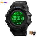SKMEI LED Digital Men Watch Pedometer Calorie Date Clock Heart Rate Monitor Sport Watches Male Wristwatch Relogio Masculino 1643.