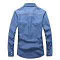 2020 spring and autumn Washing Charm jeans shirts Long sleeve men's shirt Denim Wear men's jacket Cowboy wear.