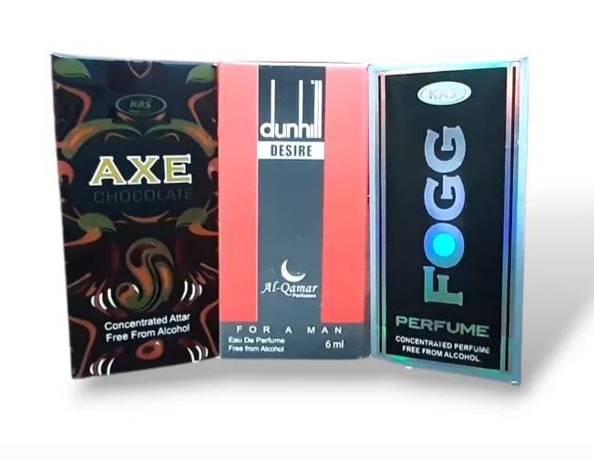 3piece Concentrated Perfume (Attar) for Men 6ml