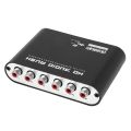 5.1 CH Audio Decoder SPDIF Coaxial To RCA DTS AC3 Digital To 5.1 Amplifier Analog Converter For PS3,DVD Player,. 