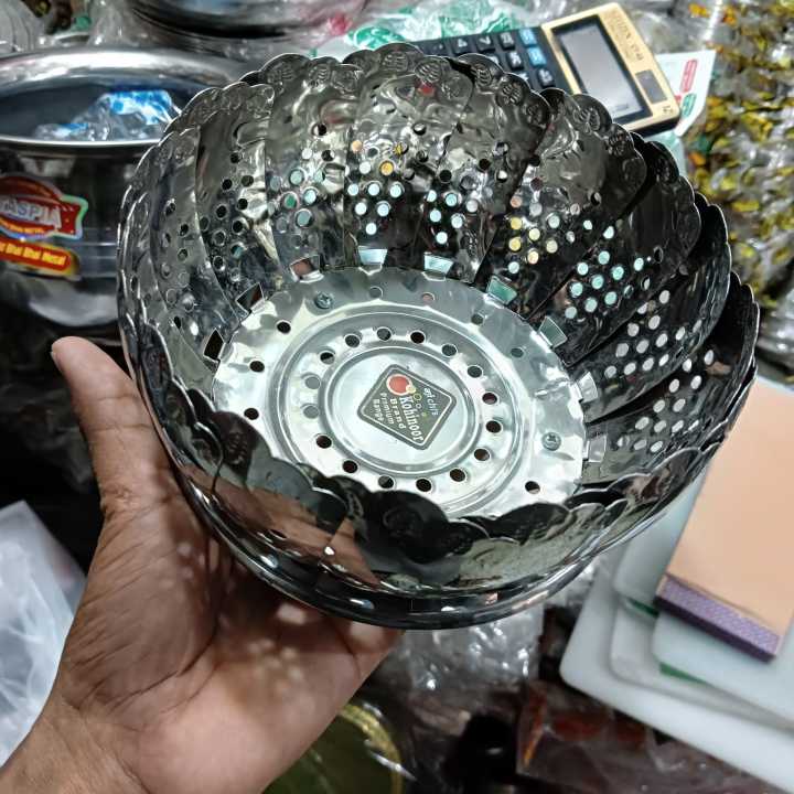 Multifunctional%20Stainless%20Steel%20Folding%20Fruit%20Tray%20Retractable%20Collapsible%20Steamer%20for%20Kitchen%201%20pcs%20-%20Image%202